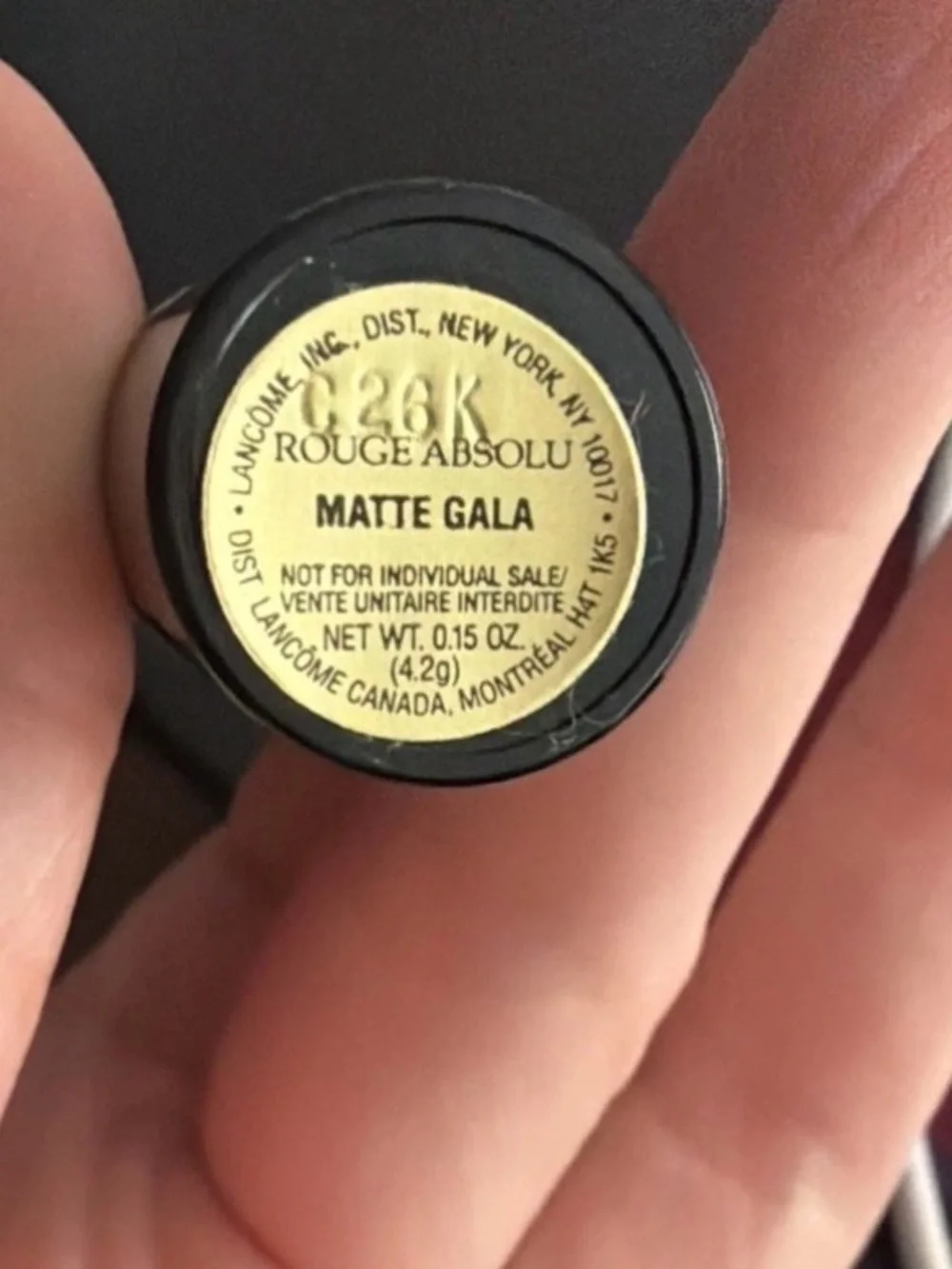 Lancome Rouge Absolu Matte Gala Lipstick - Soft Pink